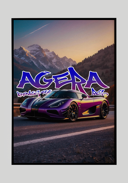 Plakat Koenigsegg Agera RS+