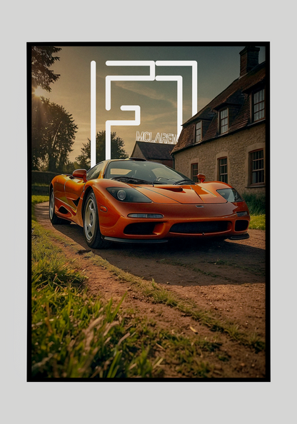 Plakat Mclaren F1+