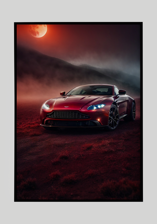 Plakat Aston Martin Vantage