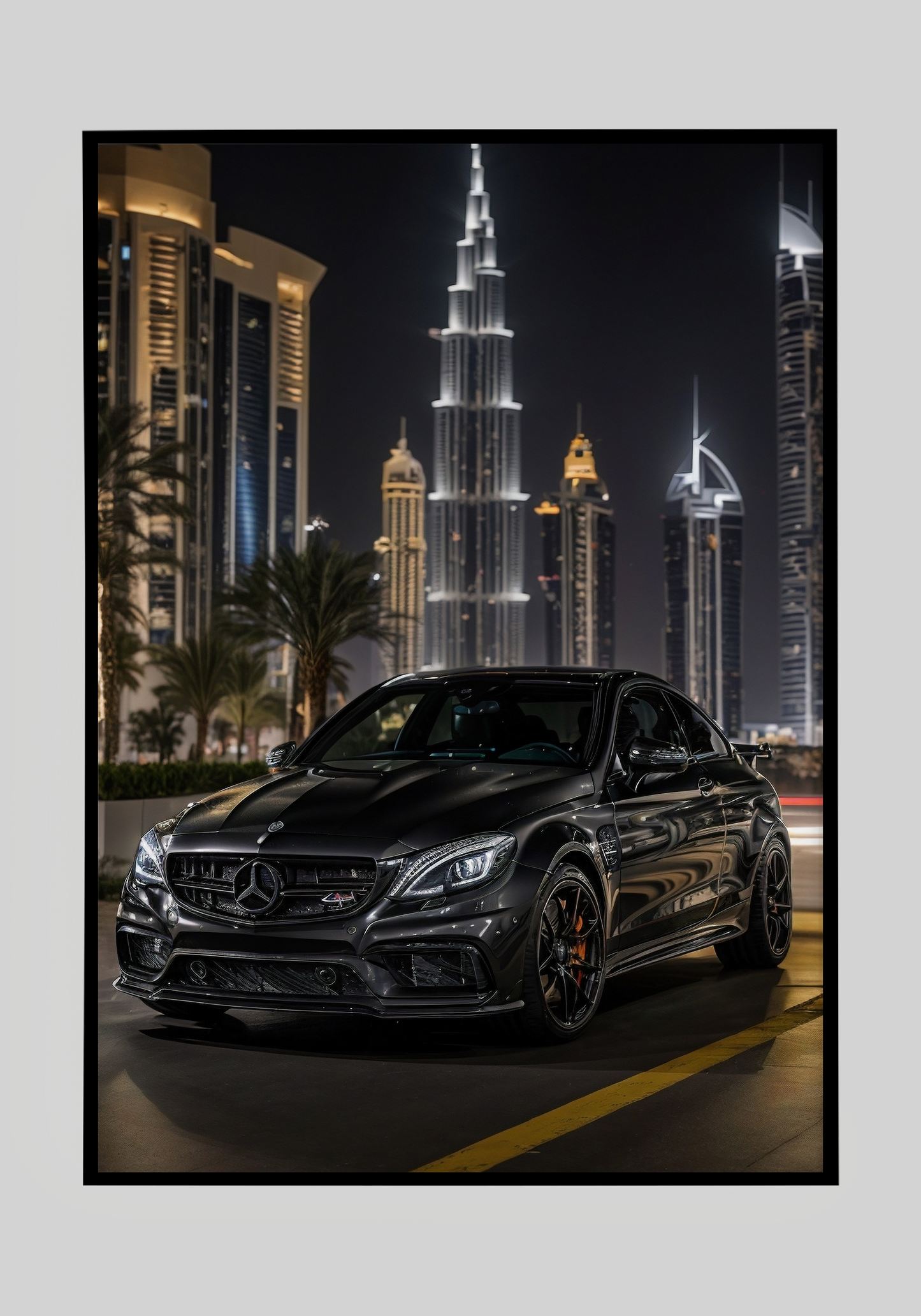 Plakat Mercedes C63