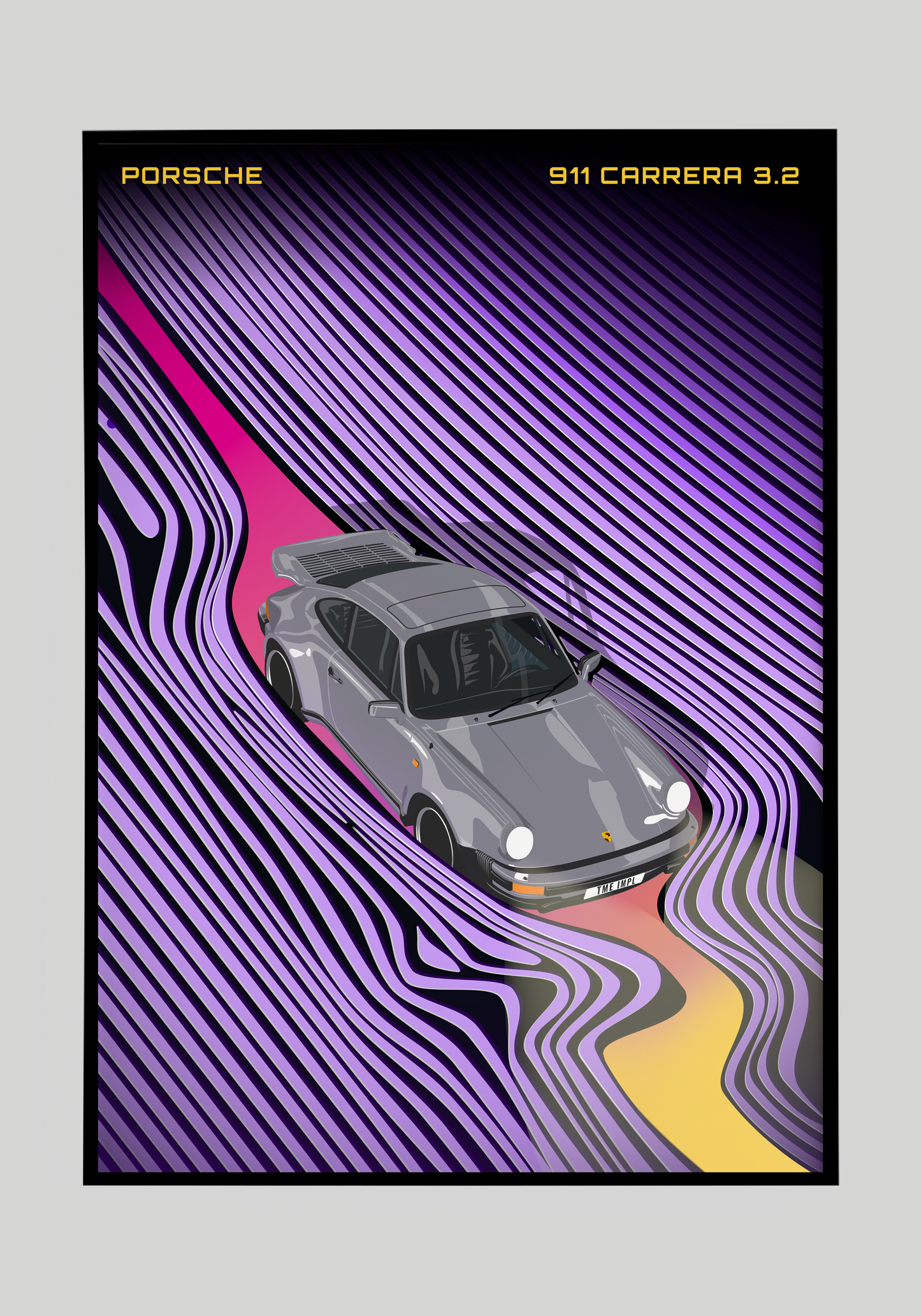 Plakat Porsche 911 Carrera