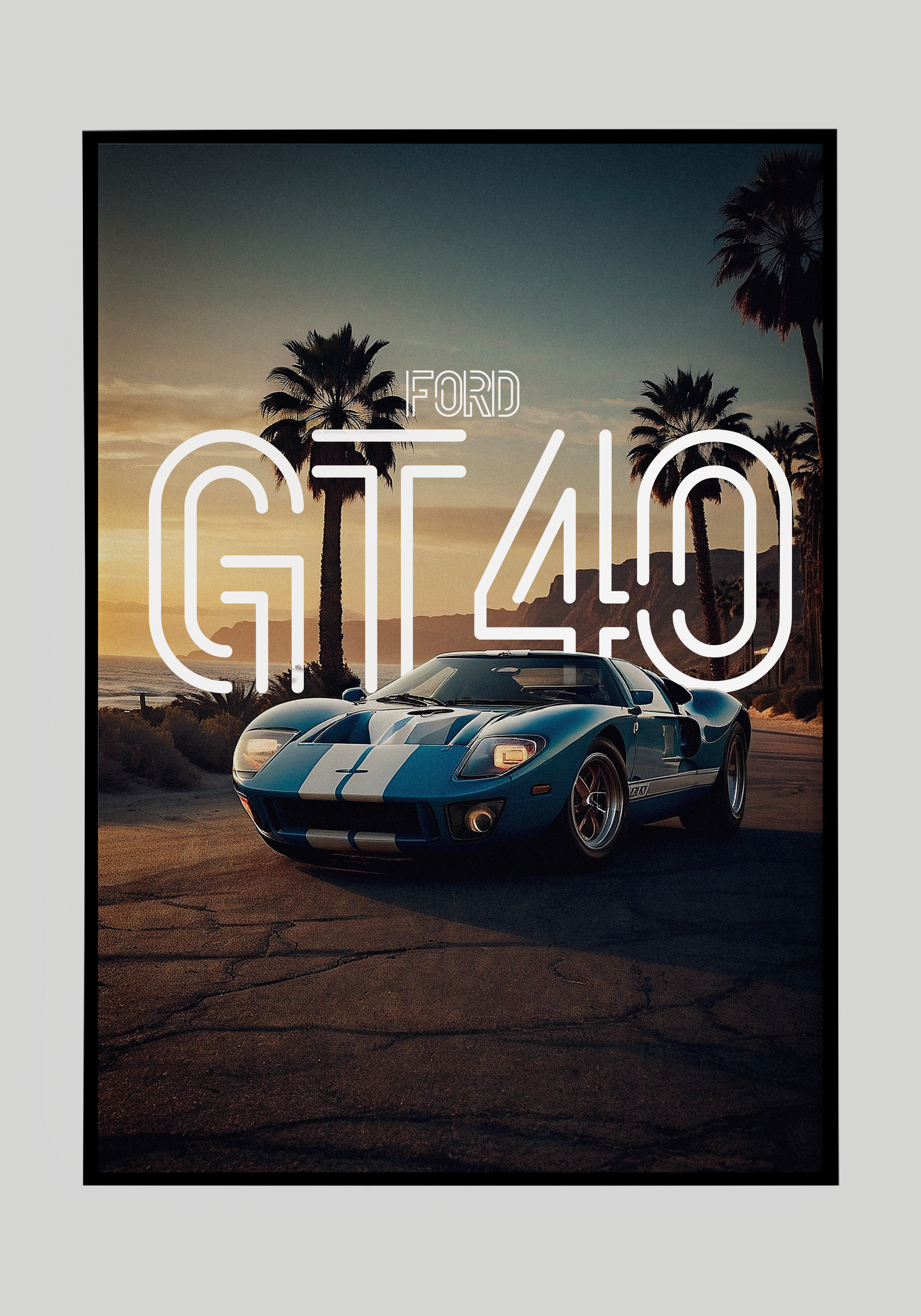 Plakat Ford GT40+