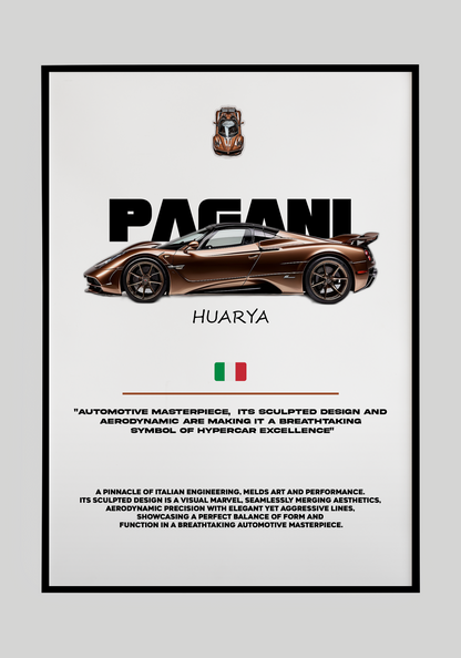 Plakat Pagani Huarya Piękność