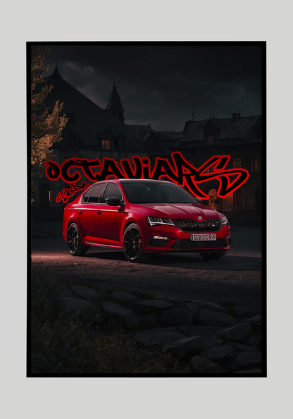 Plakat Skoda Octavia RS+