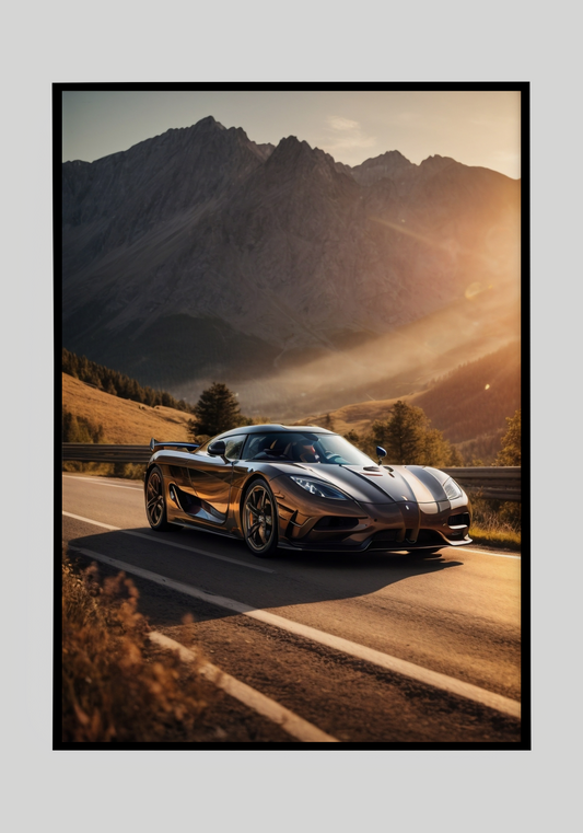 Plakat Koenigsegg Regera