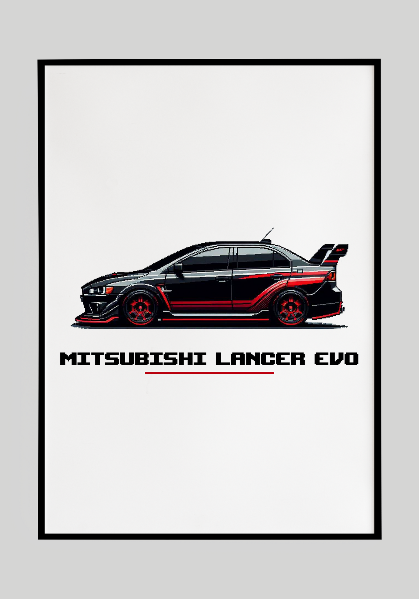 Plakat Mitsubishi Lancer Evo X