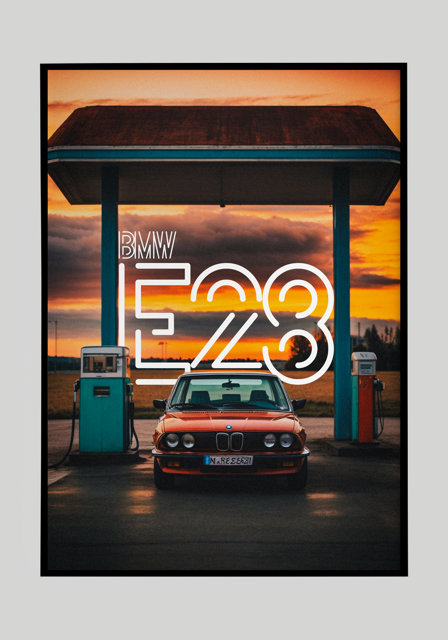 Plakat BMW E28+