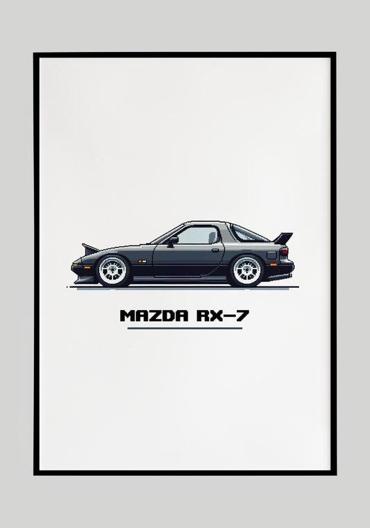 Plakat Mazda RX-7 X