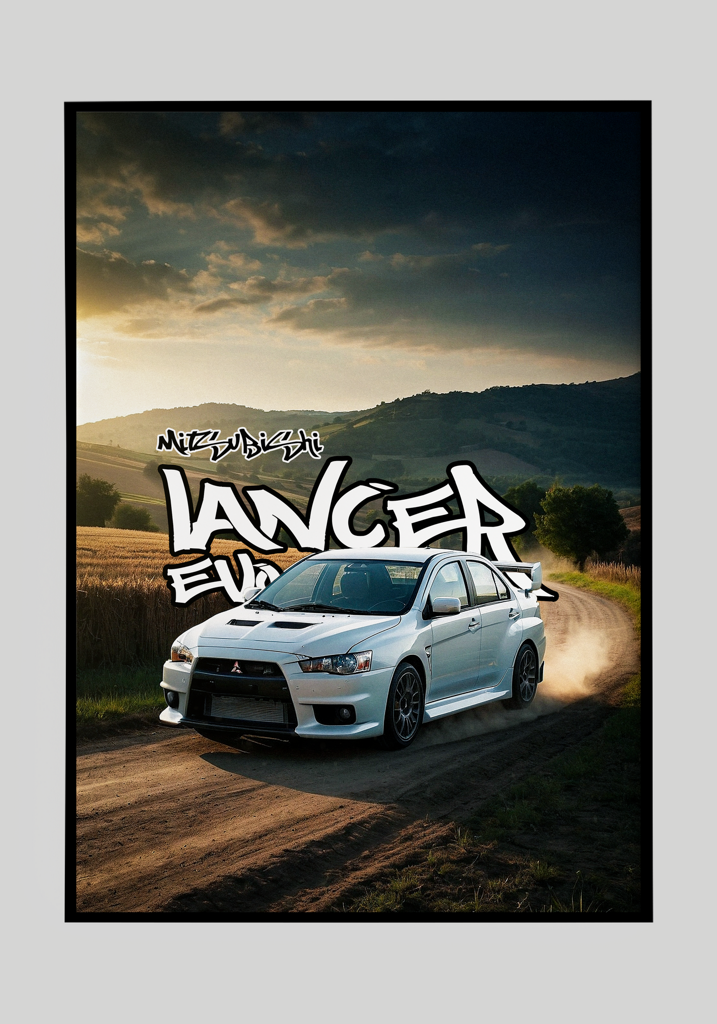 Plakat Mitsubishi Lancer EVO+