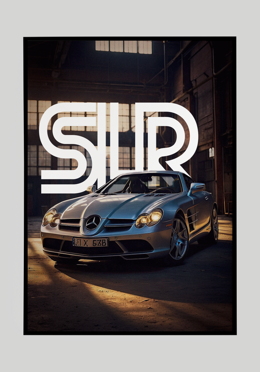 Plakat Mercedes SLR+