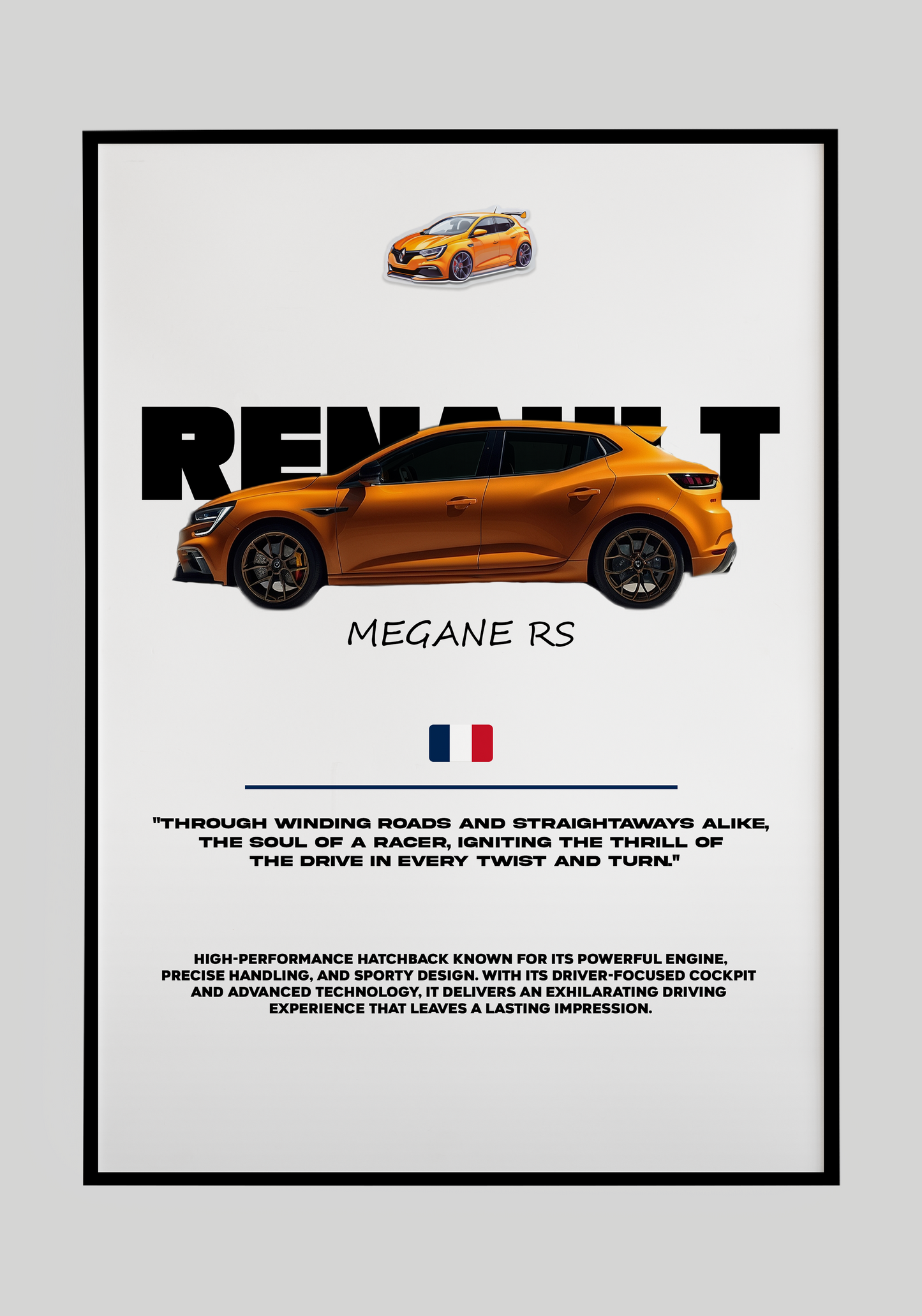 Plakat Renault Megane Piękność