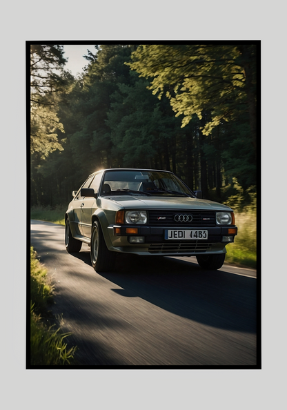 Plakat Audi Quattro