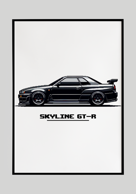 Plakat Nissan Skyline GT-R X