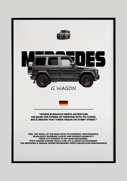 Plakat Mercedes G-Wagon Piękność