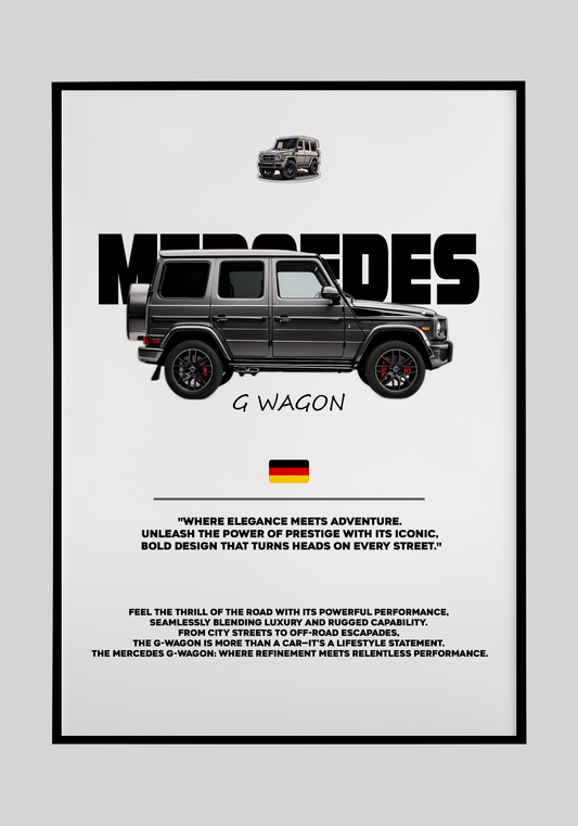 Plakat Mercedes G-Wagon Piękność