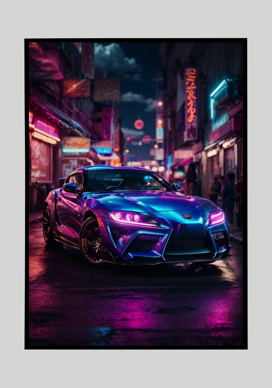 Plakat Toyota Supra V