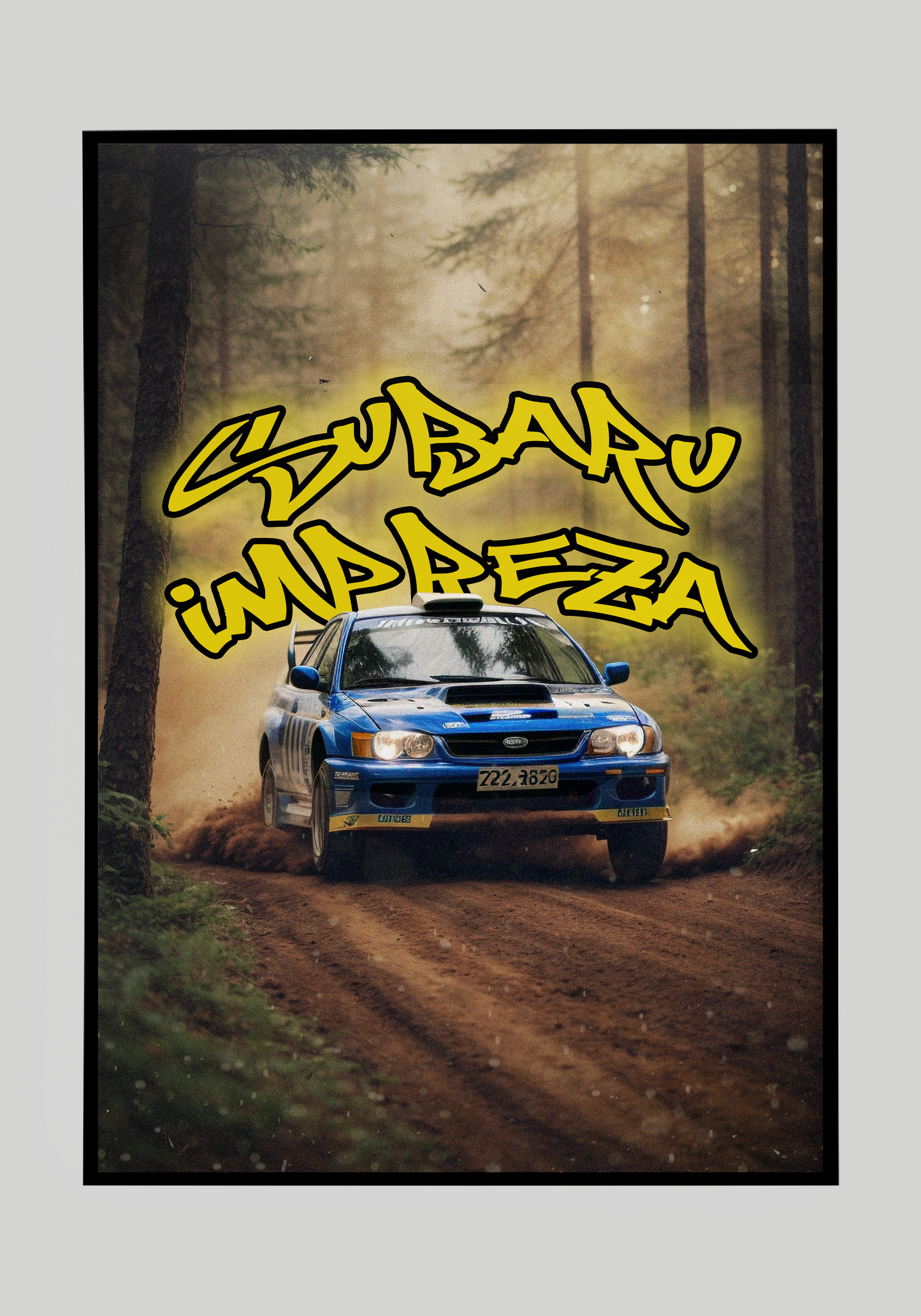 Plakat Subaru Impreza+