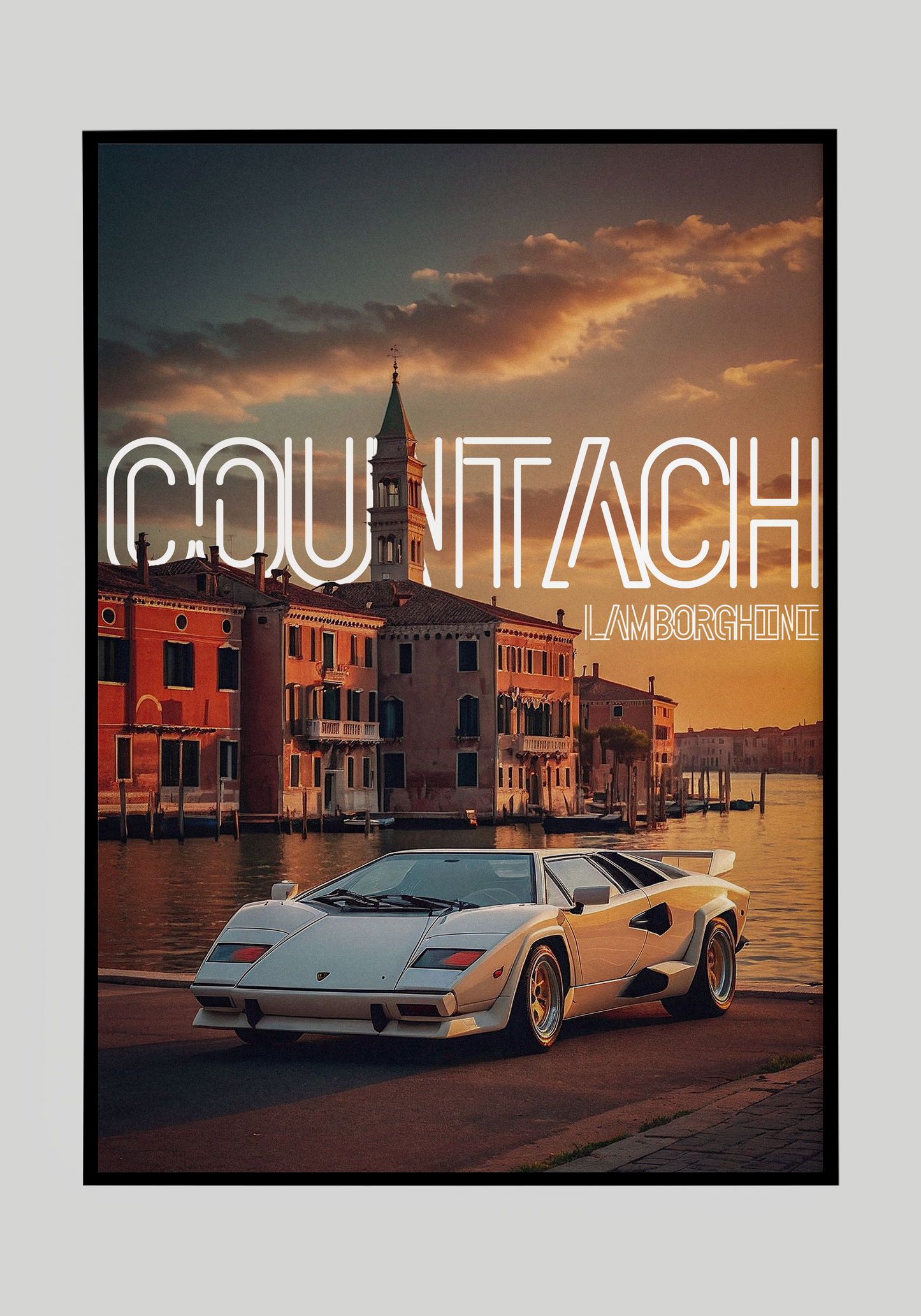 Plakat Lamborghini Countach+