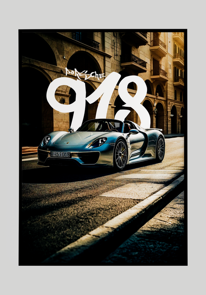 Plakat Porsche 918+