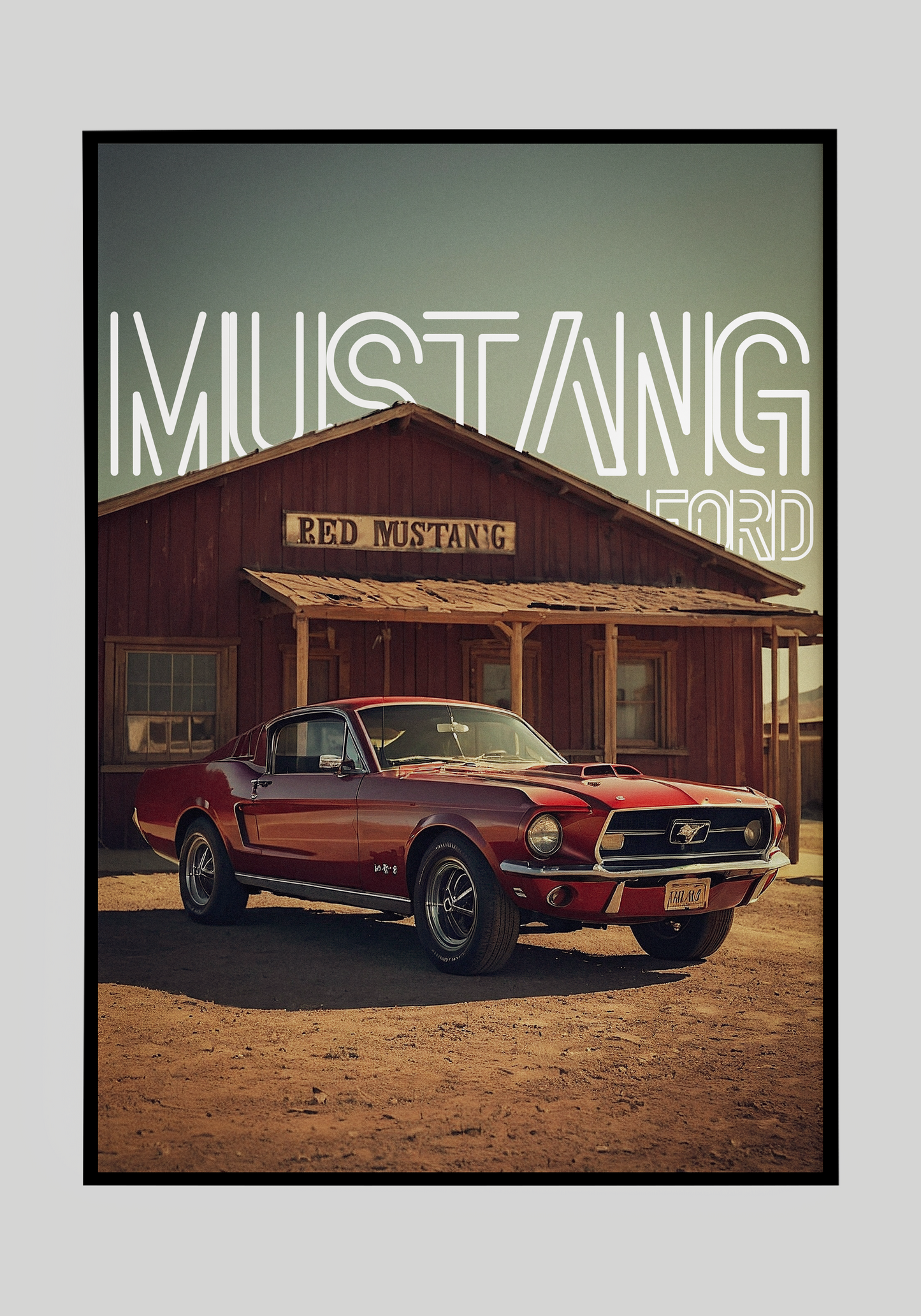 Plakat Ford Mustang Classic+