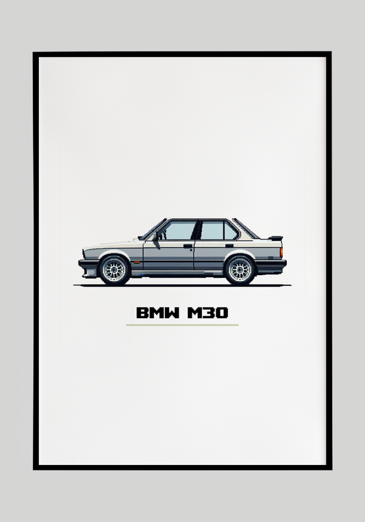 Plakat BMW M30 X