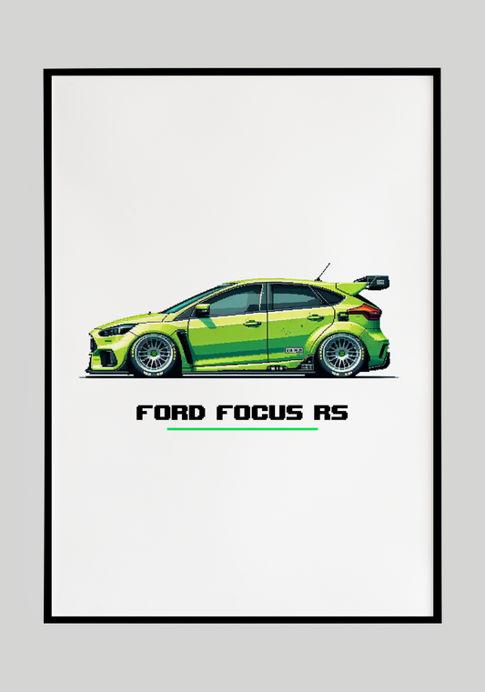 Plakat Ford Focus RS X