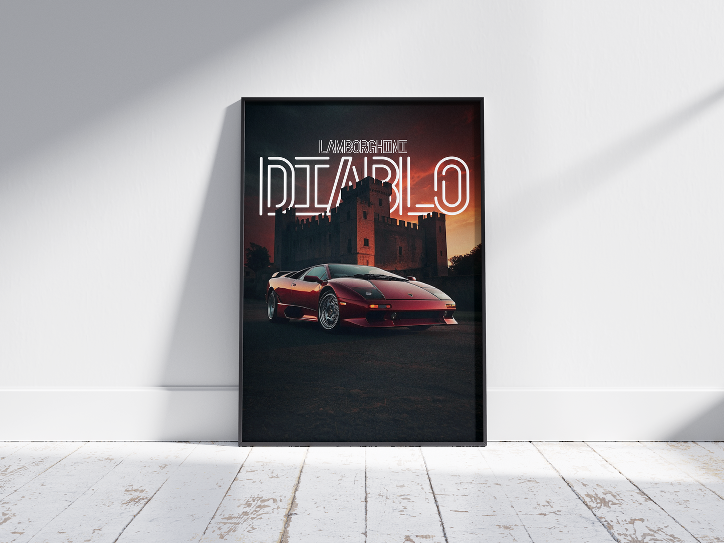 Plakat Lamborghini Diablo+