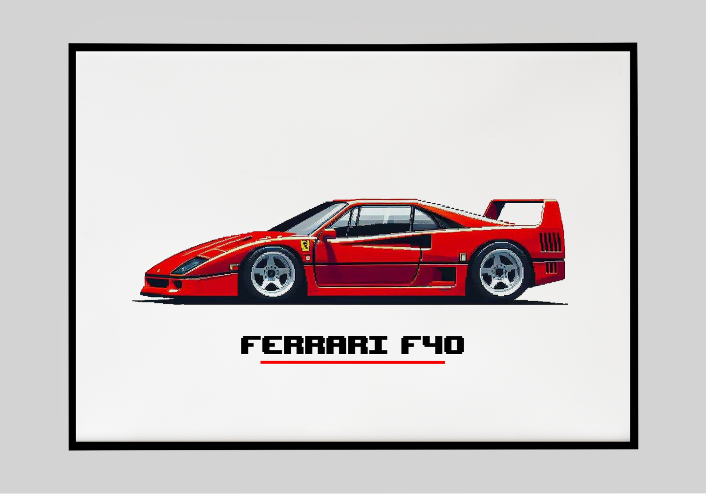 Plakat Ferrari F40 X