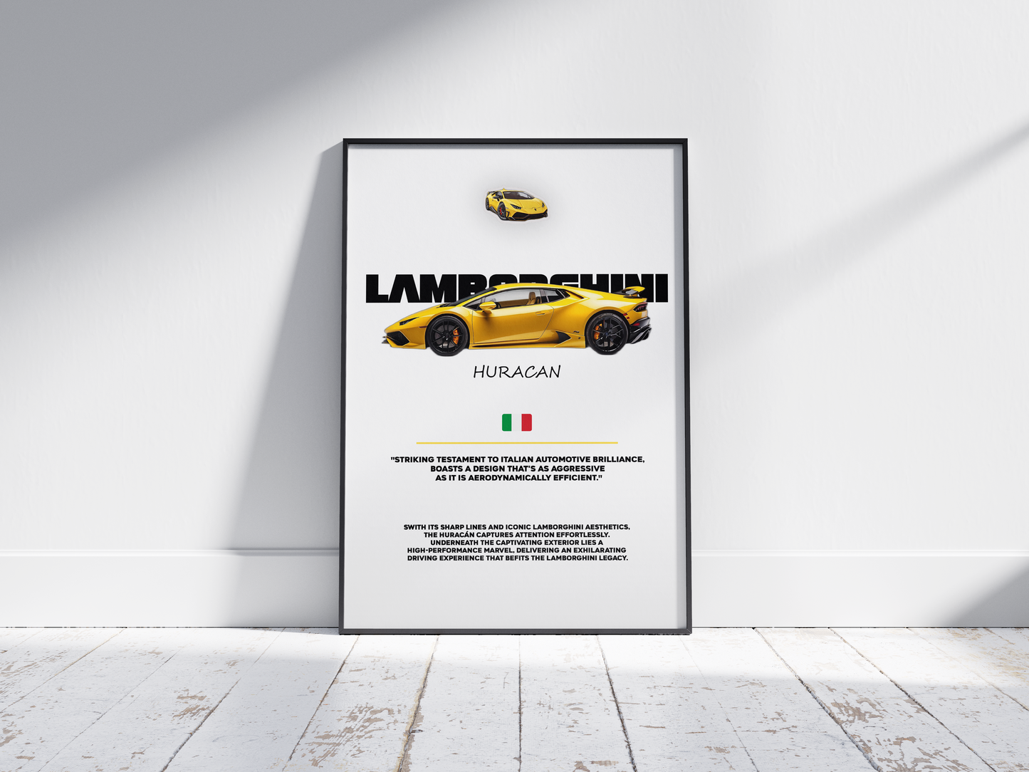 Plakat Lamborghini Huracan Piękność