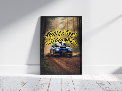 Plakat Subaru Impreza+