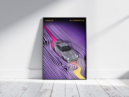 Plakat Porsche 911 Carrera