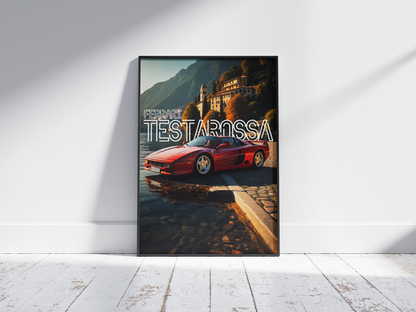 Plakat Ferrari Testarossa+