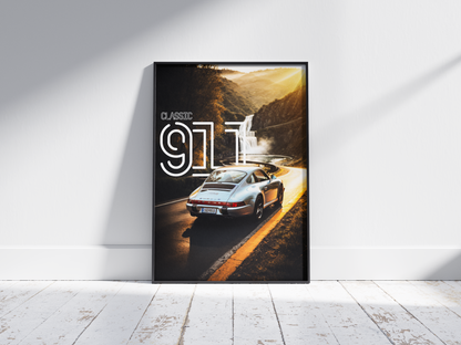 Plakat Porsche 911 Classic+