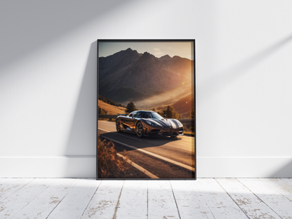 Plakat Koenigsegg Regera