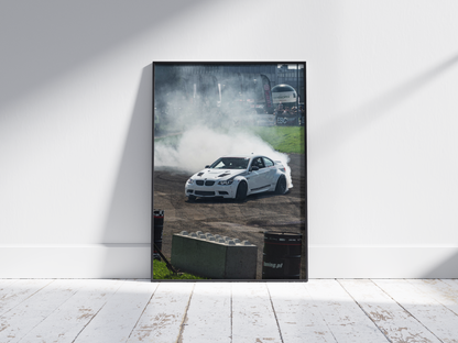 Plakat BMW E92 Drift