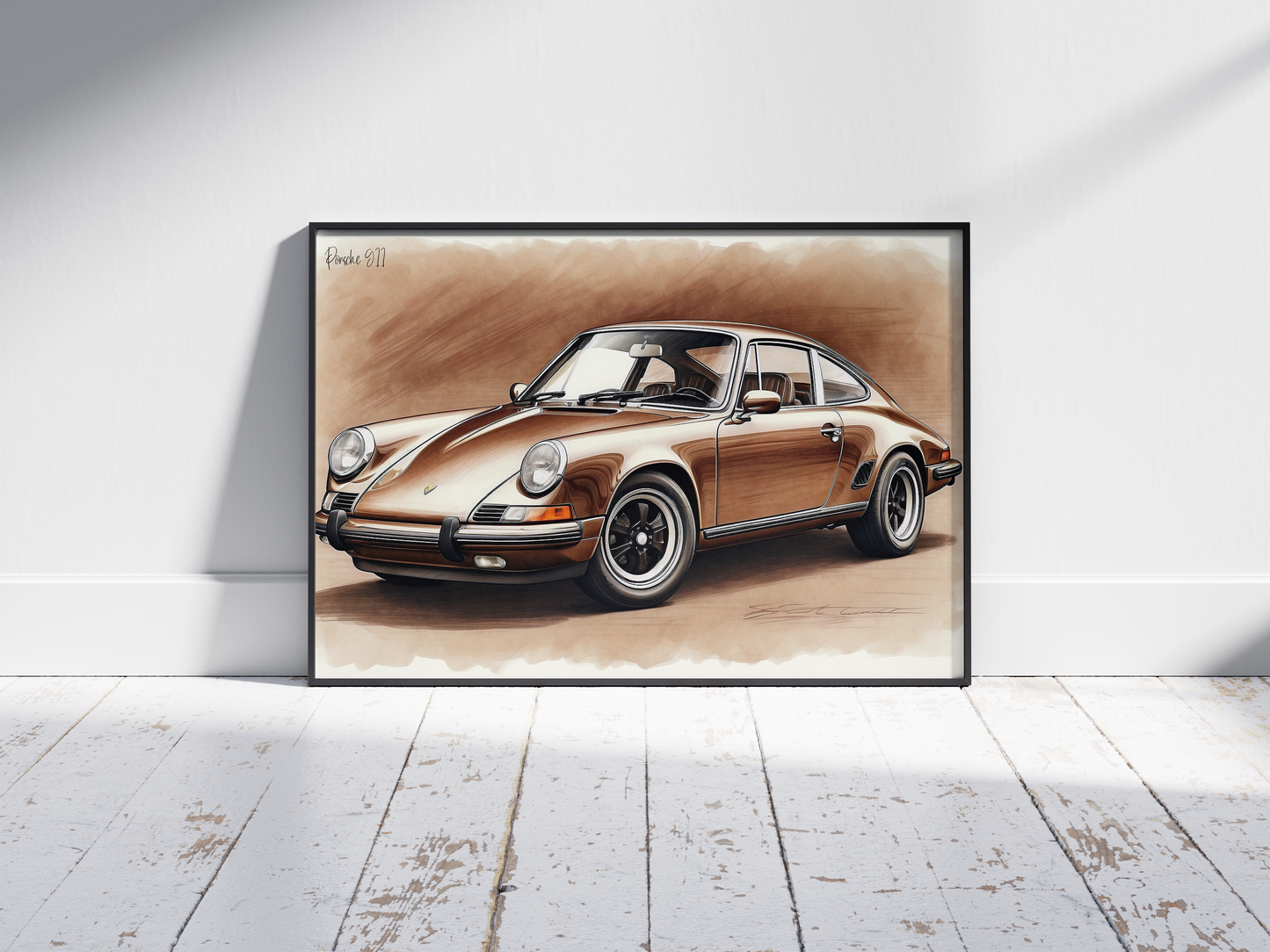 Plakat Porsche 911 Classic Szkic