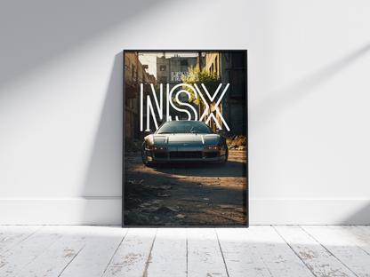 Plakat Honda NSX+