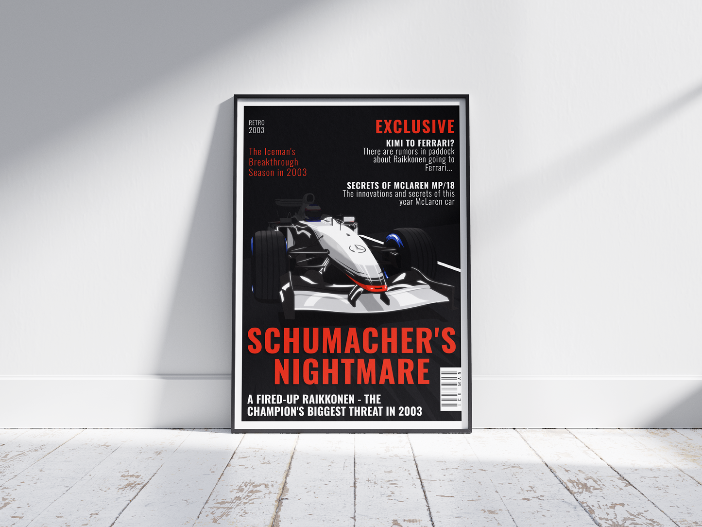 Plakat Schumacher's Nightmare Formuła 1