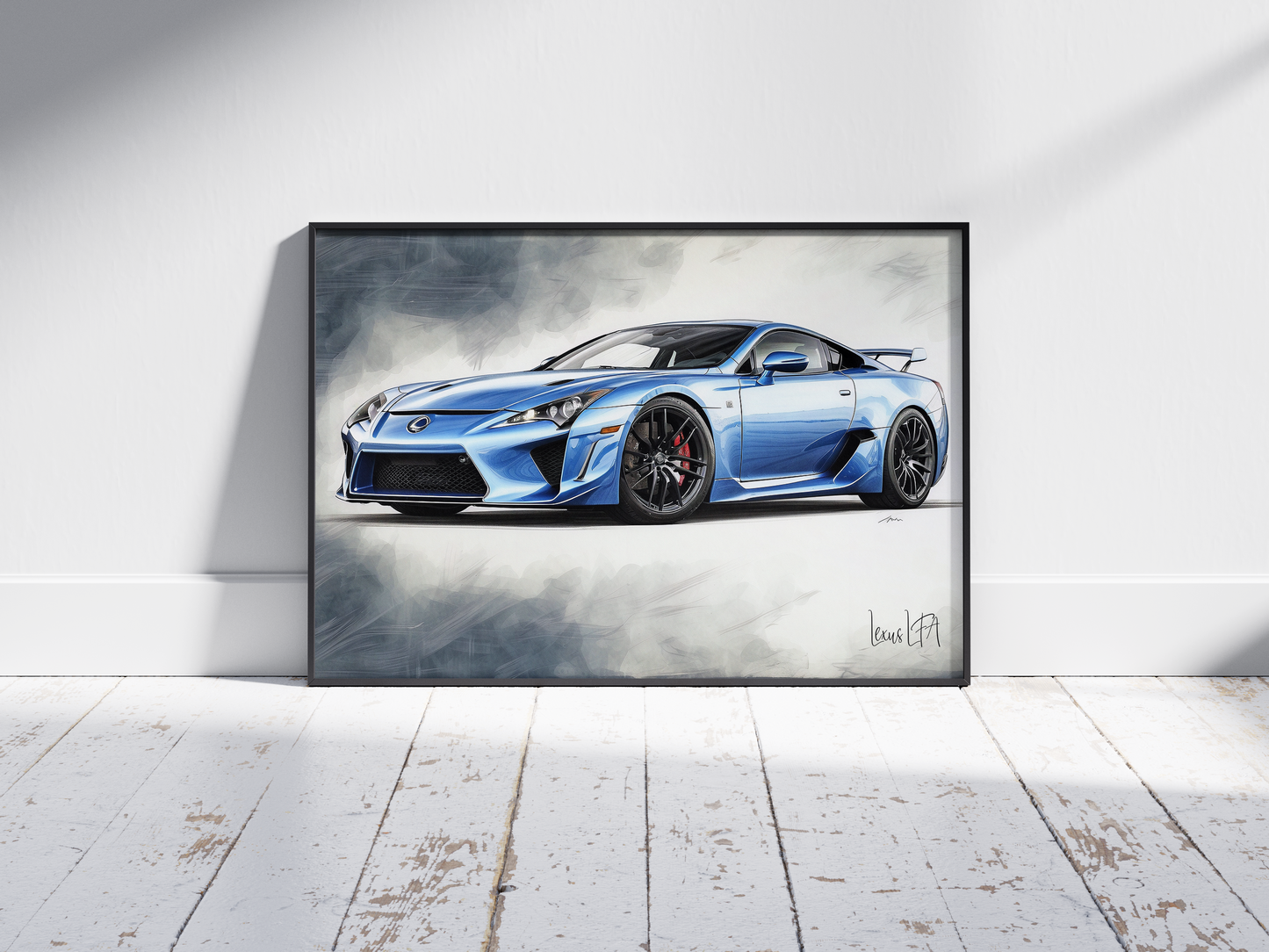 Plakat Lexus LFA Szkic