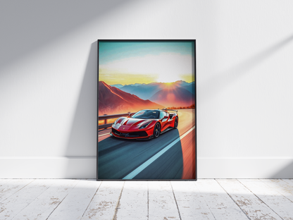 Plakat Ferrari SF90