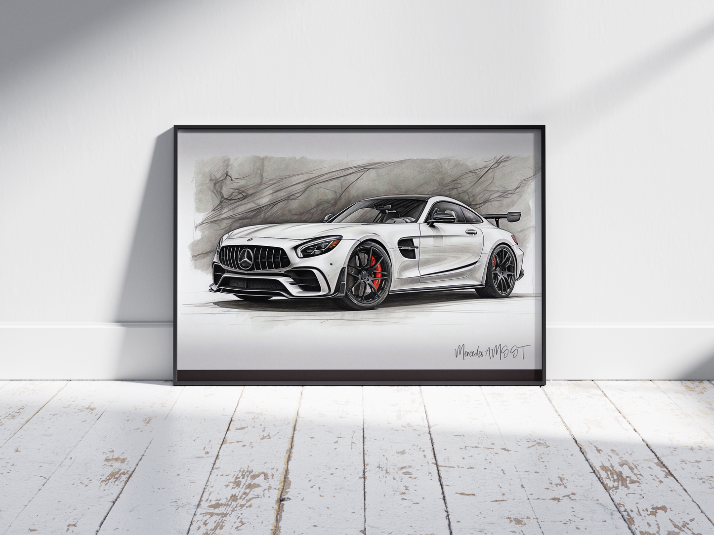 Plakat Mercedes AMG GT Szkic