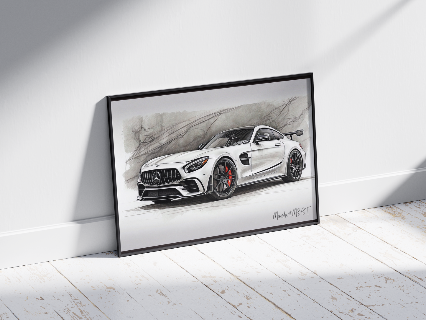 Plakat Mercedes AMG GT Szkic