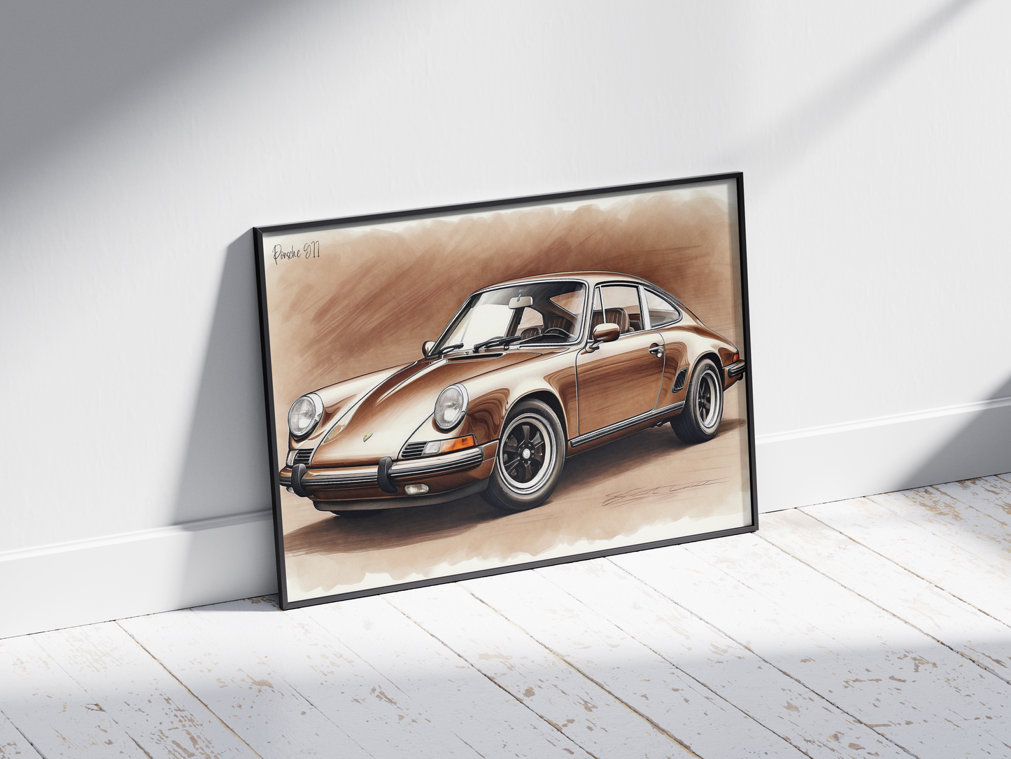 Plakat Porsche 911 Classic Szkic