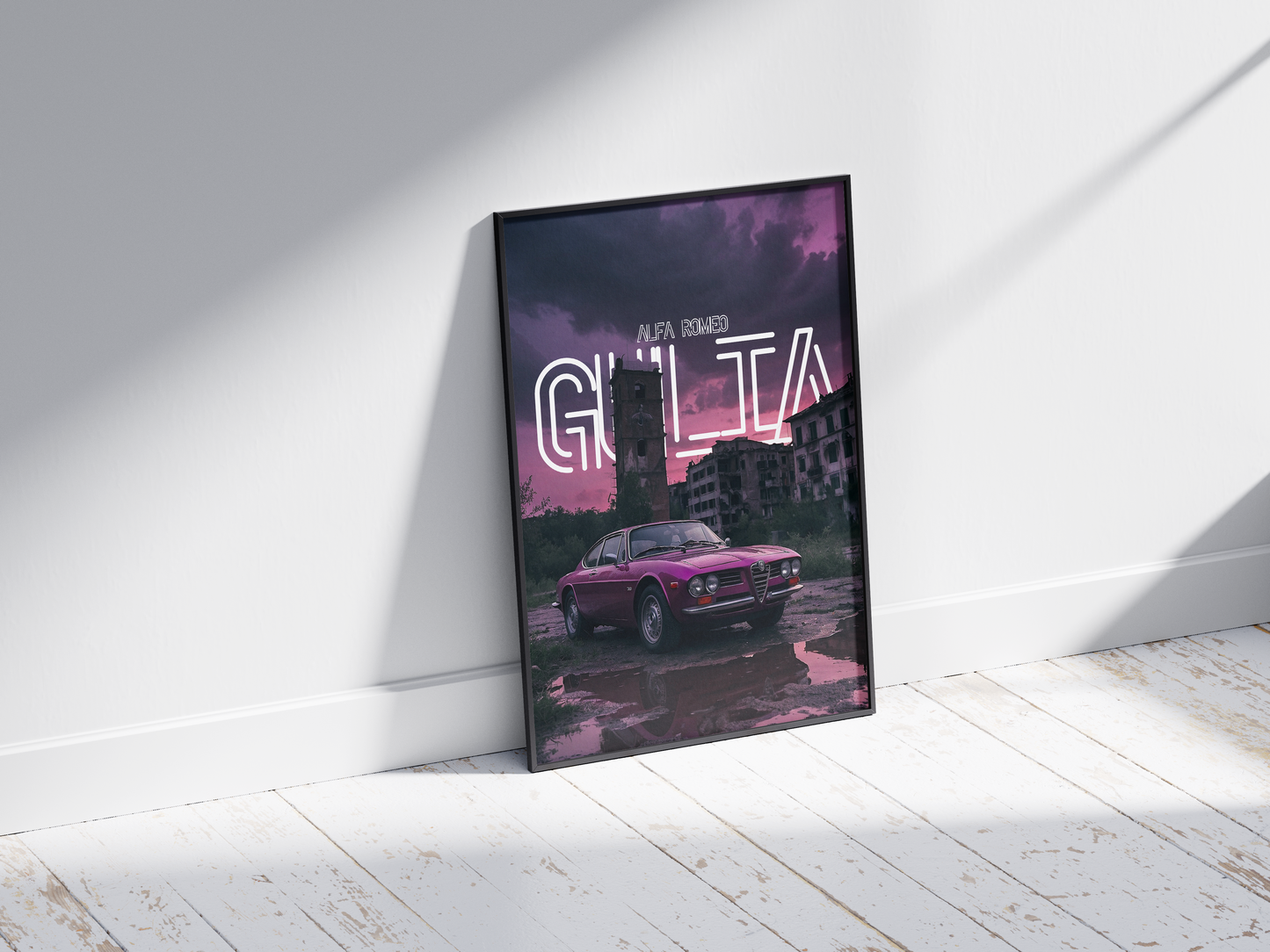 Plakat Alfa Romeo Giulia Sprint+