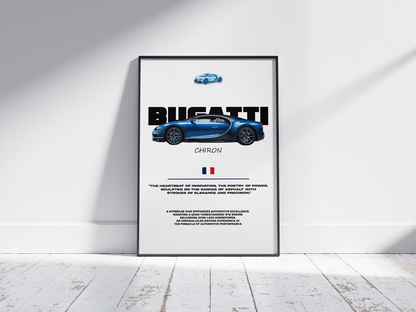 Plakat Bugatti Chiron Piękność