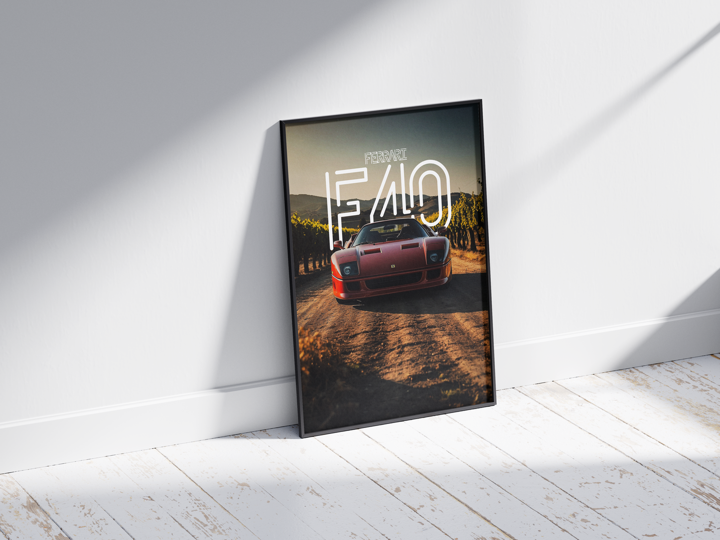 Plakat Ferrari F40+