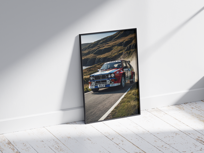 Plakat Lancia Delta F Rally