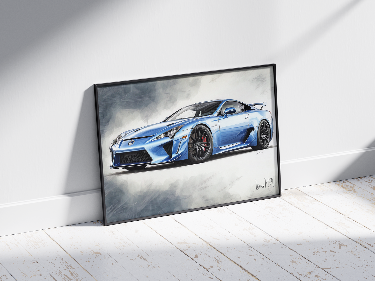 Plakat Lexus LFA Szkic