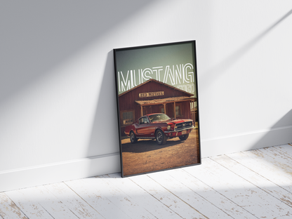 Plakat Ford Mustang Classic+