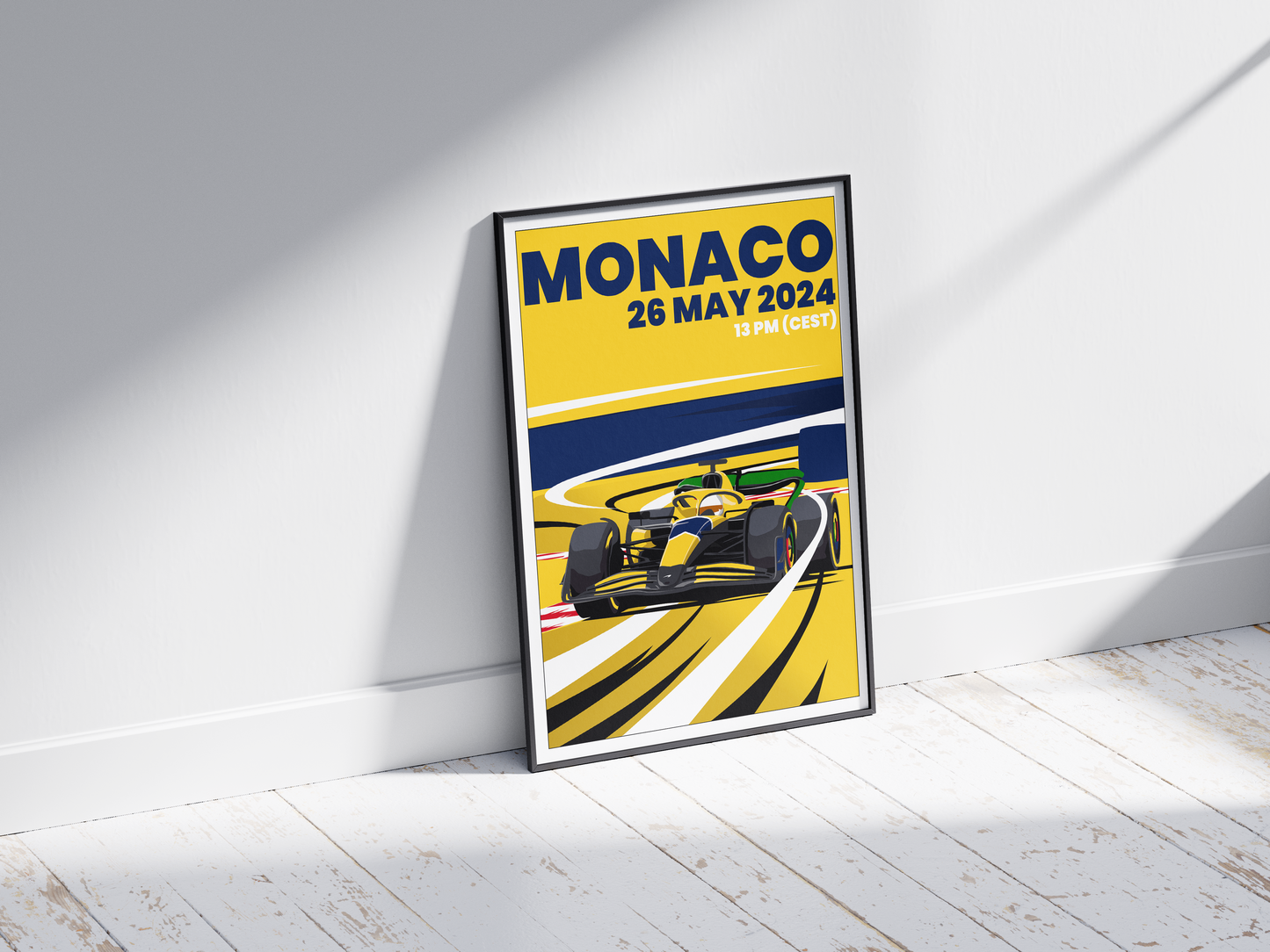 Plakat Mclaren Formuła 1 Monaco